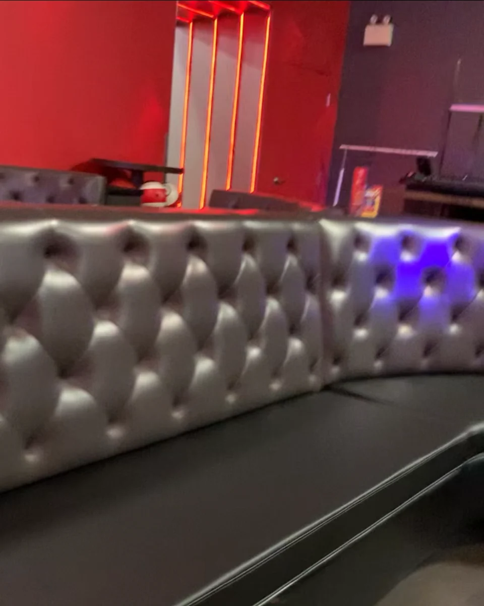 Restored bowling centre and recreation seating